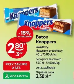 Żabka Baton Knoppers kokosowy, klasyczny, orzechowy oferta