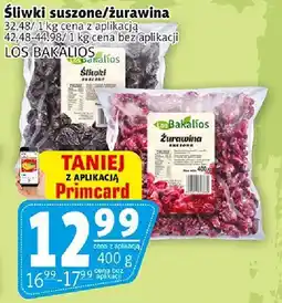 Prim Market Śliwki suszone/żurawina LOS BAKALIOS oferta