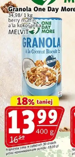 Prim Market Granola One Day More berry muffin a'la kokosanka Melvit oferta
