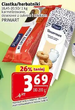 Prim Market Ciastka/wafelki karmelizowane Primart oferta