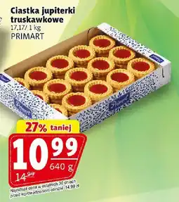 Prim Market Ciastka jupiterki truskawkowe Primart oferta