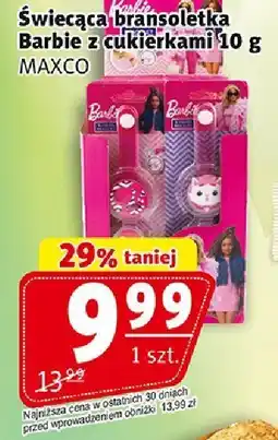Prim Market Świecąca bransoletka Barbie z cukierkami Maxco oferta