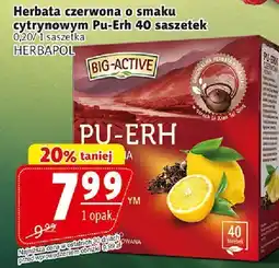 Prim Market Herbata czerwona o smaku cytrynowym Pu-Erh Herbapol oferta