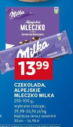 Stokrotka Czekolada Alpejskie Mleczko Milka oferta
