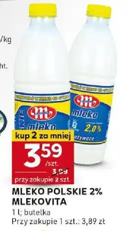 Stokrotka Mleko polskie Mlekovita 2% oferta