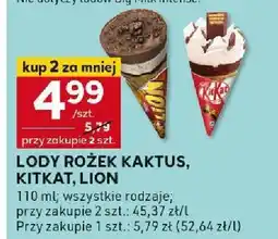 Stokrotka Lody Rożek Kaktus, KitKat, Lion Nestle oferta