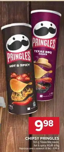Stokrotka Chipsy Pringles Texas BBQ sauce, Hot & Spicy oferta