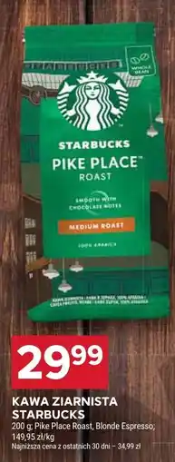 Stokrotka Kawa ziarnista Pike Place Roast, Blonde Espresso Starbucks oferta