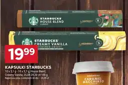 Stokrotka Kapsułki Starbucks House Blend, Creamy Vanilla oferta