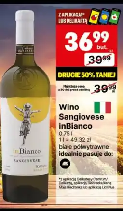 Delikatesy Centrum Wino białe Sangiovese oferta