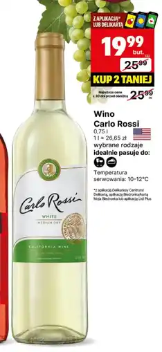 Delikatesy Centrum Wino Carlo Rossi oferta