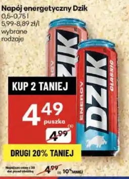 Delikatesy Centrum Napój energetyczny Dzik oferta