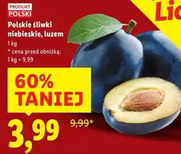 Lidl Śliwki Polski oferta