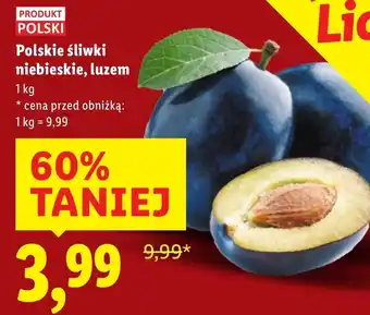 Lidl Śliwki Polski oferta