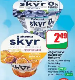Dino Skyr owocowy Bakoma oferta