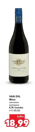 Kaufland Wino wytrawne Van Zijl oferta