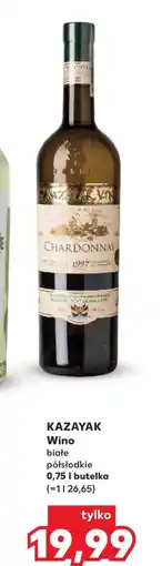Kaufland Wino półsłodkie Kazayak oferta