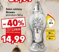 Kaufland Znicz szklany Drzewo oferta