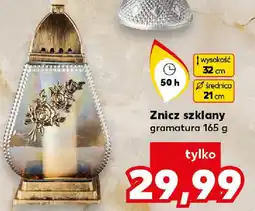 Kaufland Znicz szklany oferta