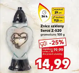 Kaufland Znicz szklany Serca Z-520 oferta