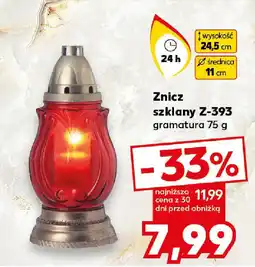 Kaufland Znicz szklany Z-393 oferta