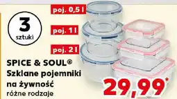 Kaufland SPICE & SOUL Szklane pojemniki na żywność oferta