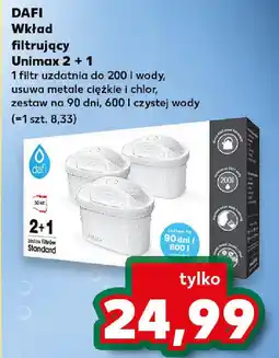Kaufland DAFI Wkład filtrujący Unimax 2 + 1 oferta