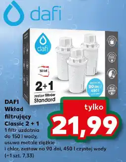 Kaufland DAFI Wkład filtrujący Classic 2 + 1 oferta