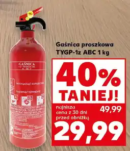 Kaufland Gaśnica proszkowa TYGP-1z ABC oferta