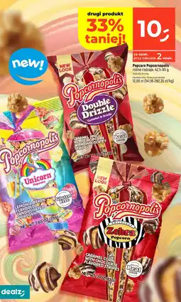 Dealz Popcorn Popcornopolis różne rodzaje oferta