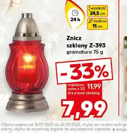 Kaufland Znicz szklany Z-393 oferta