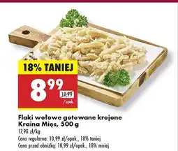 Biedronka Flaki wołowe gotowane krojone Kraina Mięs oferta