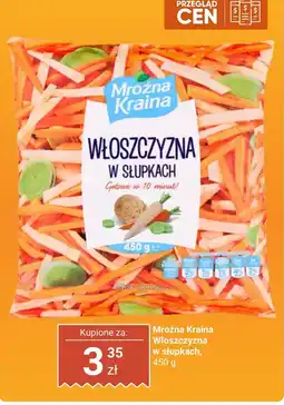 Biedronka Warzywa Włoszczyzna w słupkach Mroźna Kraina oferta