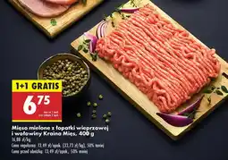 Biedronka Mięso mielone z łopatki wieprzowej i wołowiny Kraina Mięs oferta