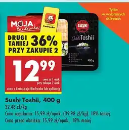 Biedronka Sushi Toshii oferta