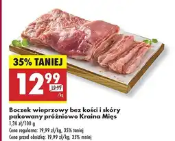 Biedronka Boczek wieprzowy bez kości i skóry Kraina Mięs oferta