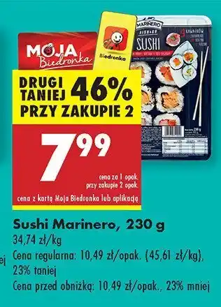Biedronka Sushi Marinero oferta