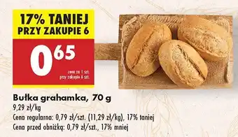 Biedronka Bułka grahamka Biedronka oferta