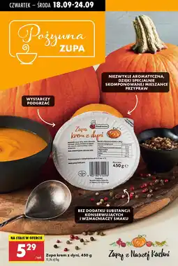 Biedronka Zupa krem z dyni Biedronka oferta