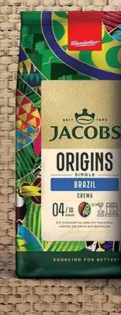 Biedronka Kawa ziarnista Jacobs Origins Brazil oferta