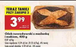 Biedronka Chleb nowodworski z maślanką i makiem Biedronka oferta