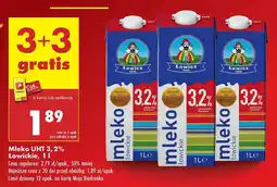 Biedronka Mleko UHT Łowickie 3,2% Łowicz oferta