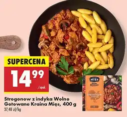 Biedronka Strogonow z indyka Wolno Gotowane Kraina Mięs oferta