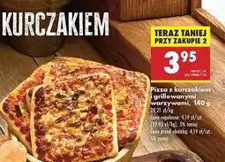 Biedronka Pizza z kurczakiem i grillowanymi warzywami Biedronka oferta