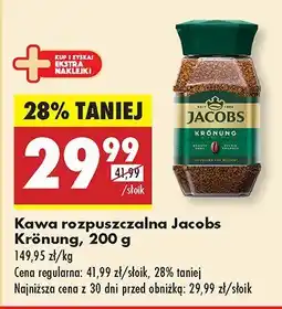 Biedronka Kawa rozpuszczalna Krönung Jacobs oferta