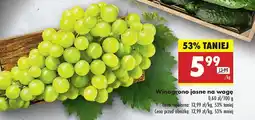 Biedronka Winogrono jasne Biedronka oferta