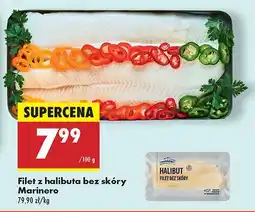 Biedronka Filet z halibuta bez skóry Marinero oferta