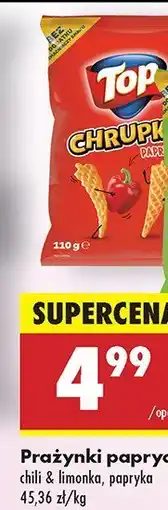 Biedronka Prażynki papryczki Top papryka oferta