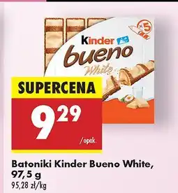 Biedronka Batoniki Kinder Bueno White oferta