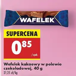 Biedronka Wafelek kakaowy w polewie czekoladowej oferta